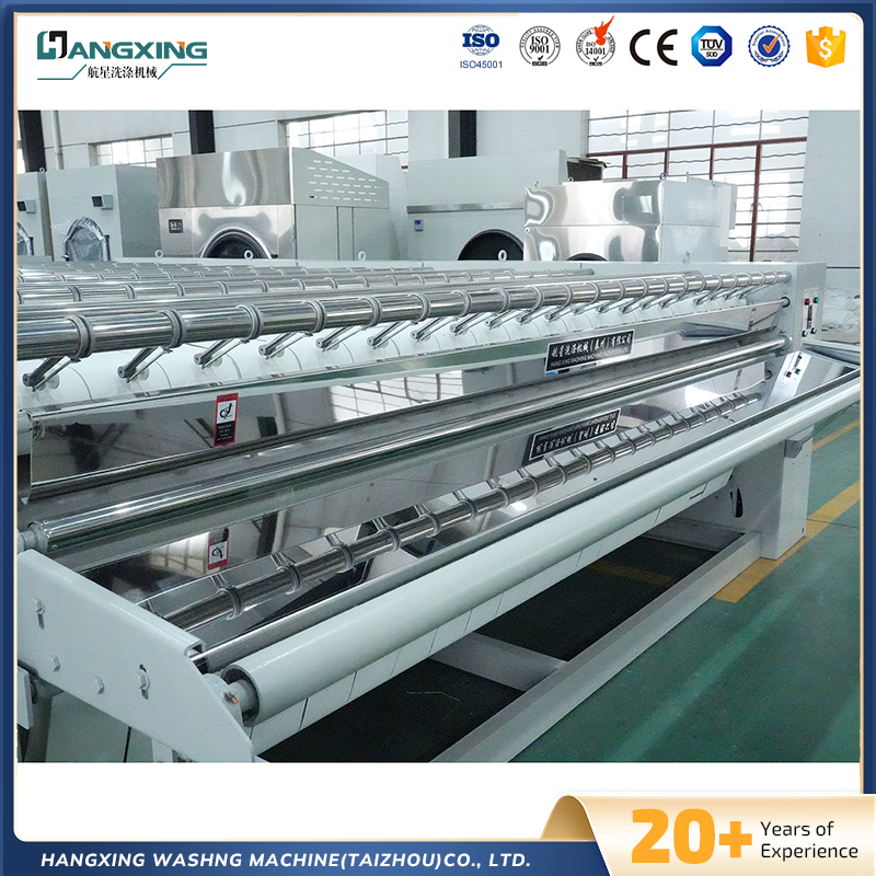 เครื่องรีดผ้าลูกกลิ้งหลายลูกอัตโนมัติ เครื่องรีดผ้าลูกกลิ้งหลายลูกอัตโนมัติ